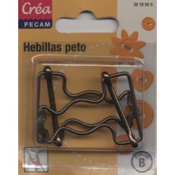 2 BOUCLES SALOPETTES ACIER CUIVRE CREA PECAM