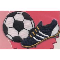 Ecusson Thermocollant brodé SHOOT BALLON CREA PECAM