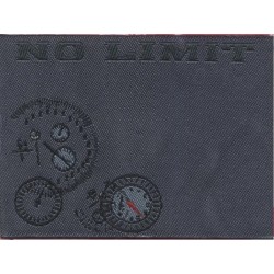 Ecusson Thermocollant brodé NO LIMIT CREA PECAM