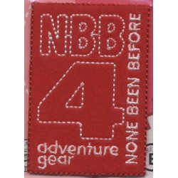 Ecusson Thermocollant brodé NBB 4 ADVENTURE GEAR CREA PECAM