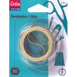 Centimètre ruban tricolore spécial couturière 1.50 mètre CREA PECAM