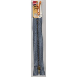 FERMETURES ECLAIR BLEU 18 CM POUR SPECIAL JEANS LAITON Créa Pecam