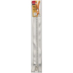 FERMETURES ECLAIR blanche 18 CM POUR TISSUS LOURDS Créa Pecam