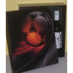 COFFRET CADEAU FOOTBALL  3 bouteilles VINS ROUGES COTE DE DURAS