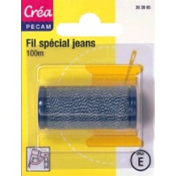 BOBINES FIL 100M COTON spécial jeans CREA PECAM