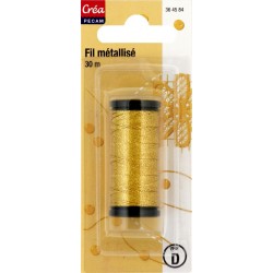 BOBINES FIL METALLISE 30M OR CREA PECAM