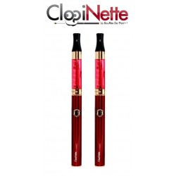 KIT 2  E-CIGARETTE E-SMART CLOPIPLUME CLOPINETTE ROUGE