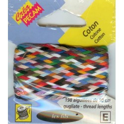 BOBINES FIL 100M COTON VERT D'EAU CREA PECAM