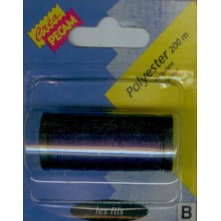 BOBINES FIL 200M polyester VIOLET textiles a main ou machine CREA PECAM