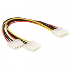 Cable Alimentation Interne Molex Doubleur 5.25" LONGUEUR 20 CM