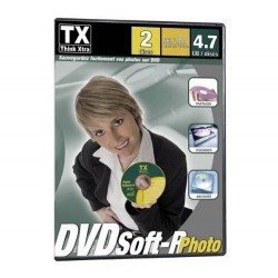 10 DVD VIERGE SPECIAL SAUVEGARDE PHOTO TX THINK XTRA DVDSoft-R BOITIER SLIM DVD