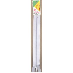 FERMETURES ECLAIR blanche 20 CM POUR TISSUS LOURDS Créa Pecam