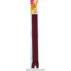 FERMETURES ECLAIR BORDEAUX SPECIAL TISSUS LEGER 20 CM Créa Pecam