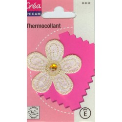 Ecusson Thermocollant FLEUR CREA PECAM