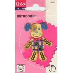Ecusson Thermocollant FUNNY DOG CREA PECAM
