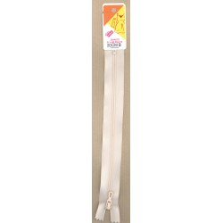 FERMETURES ECLAIR BEIGE 20 CM TISSUS LEGER Créa Pecam