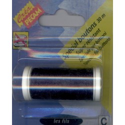 BOBINES FIL 30M polyester MARINE SPECIALE BOUTONS CREA PECAM
