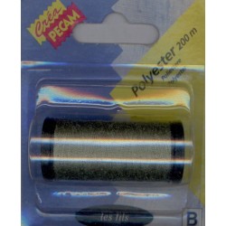 BOBINES FIL 200M polyester LICHEN  tous textiles a main ou machine